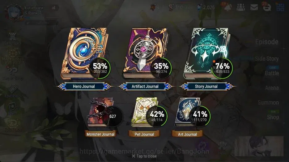 Epic Seven Accounts ASIA |35 ML(Zio,Straze,Salome,F Cecilia,A Ravi Etc image 3