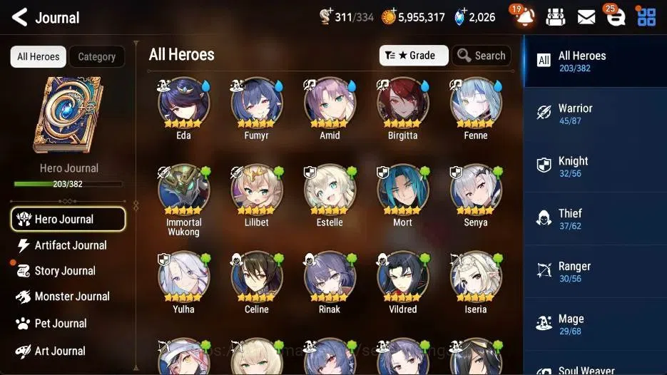 Epic Seven Accounts ASIA |35 ML(Zio,Straze,Salome,F Cecilia,A Ravi Etc image 8