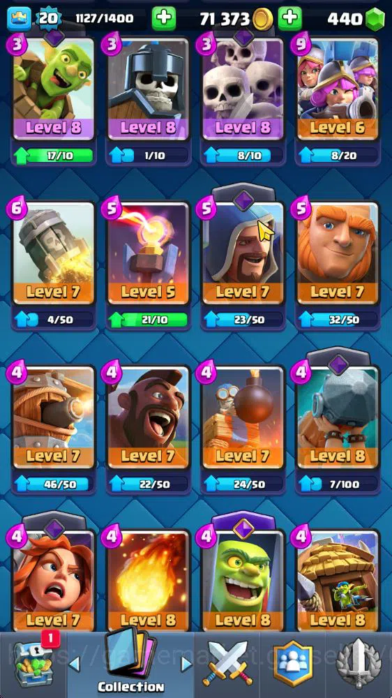 Clash Royale Accounts Starter Lvl 20|Fresh Starter|Trophy 1956|KTL 8|Card 41| 2 EVO 7 Epic, 17 Rare, 17 Common | 440 Gems 12