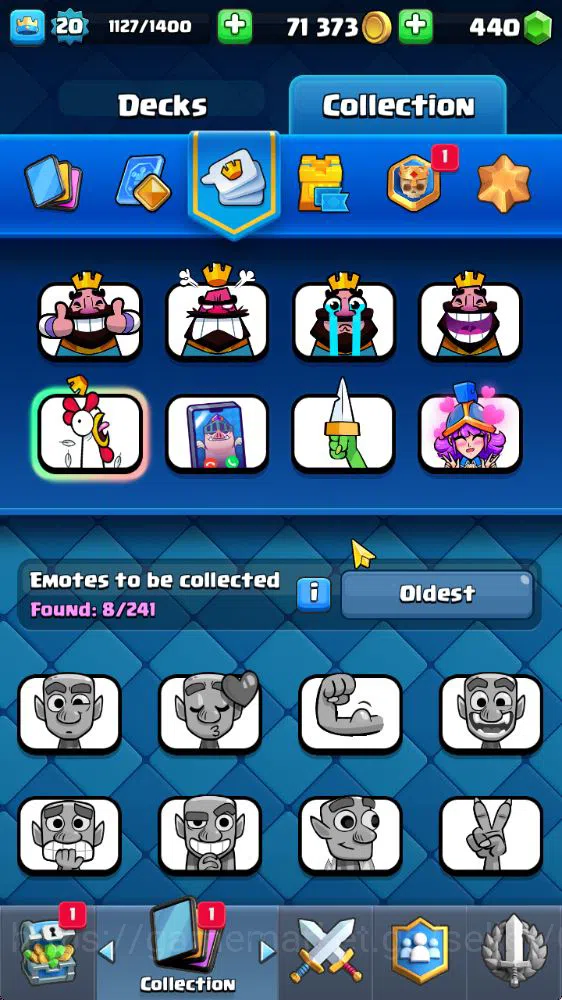Clash Royale Accounts Starter Lvl 20|Fresh Starter|Trophy 1956|KTL 8|Card 41| 2 EVO 7 Epic, 17 Rare, 17 Common | 440 Gems 7