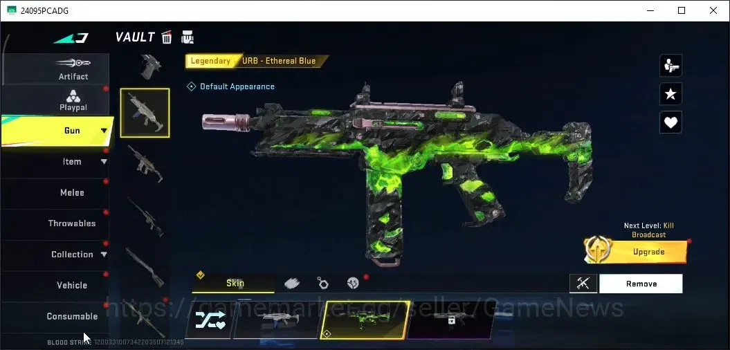 Blood Strike Accounts Rare Skin ASIA|ULTRA Meele Butterfly Knife Starfall+Katana Ronin|Ultra AR97 Bit Strike,FAL Argent|5 10