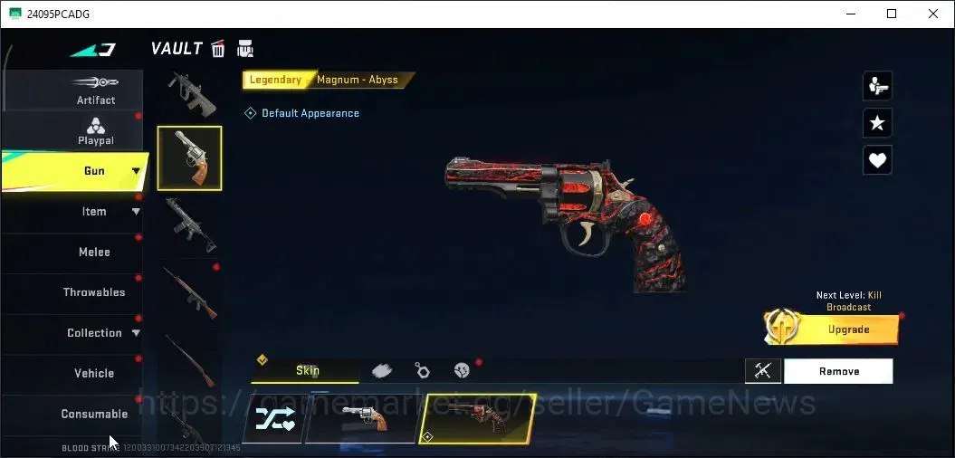 Blood Strike Accounts Rare Skin ASIA|ULTRA Meele Butterfly Knife Starfall+Katana Ronin|Ultra AR97 Bit Strike,FAL Argent|5 11