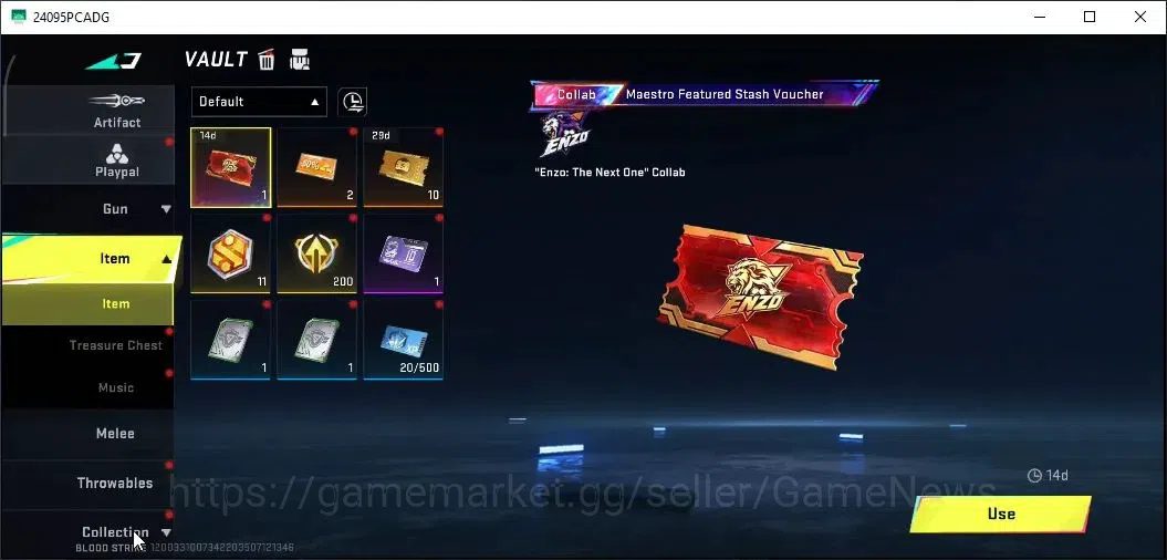 Blood Strike Accounts Rare Skin ASIA|ULTRA Meele Butterfly Knife Starfall+Katana Ronin|Ultra AR97 Bit Strike,FAL Argent|5 14