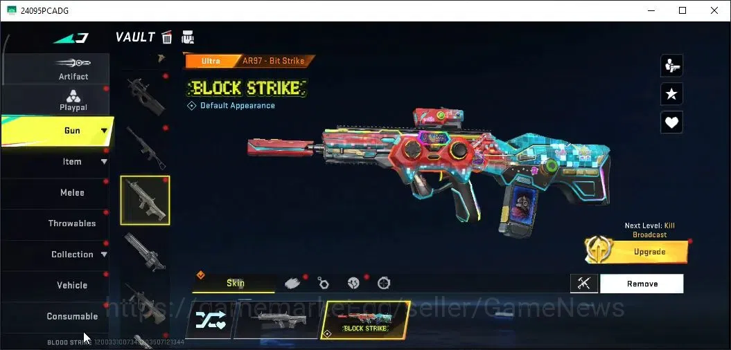 Blood Strike Accounts Rare Skin ASIA|ULTRA Meele Butterfly Knife Starfall+Katana Ronin|Ultra AR97 Bit Strike,FAL Argent|5 5