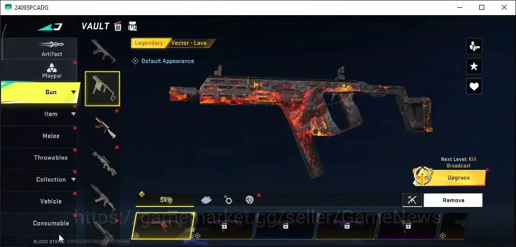 Blood Strike Accounts Rare Skin ASIA|ULTRA Meele Butterfly Knife Starfall+Katana Ronin|Ultra AR97 Bit Strike,FAL Argent|5 9