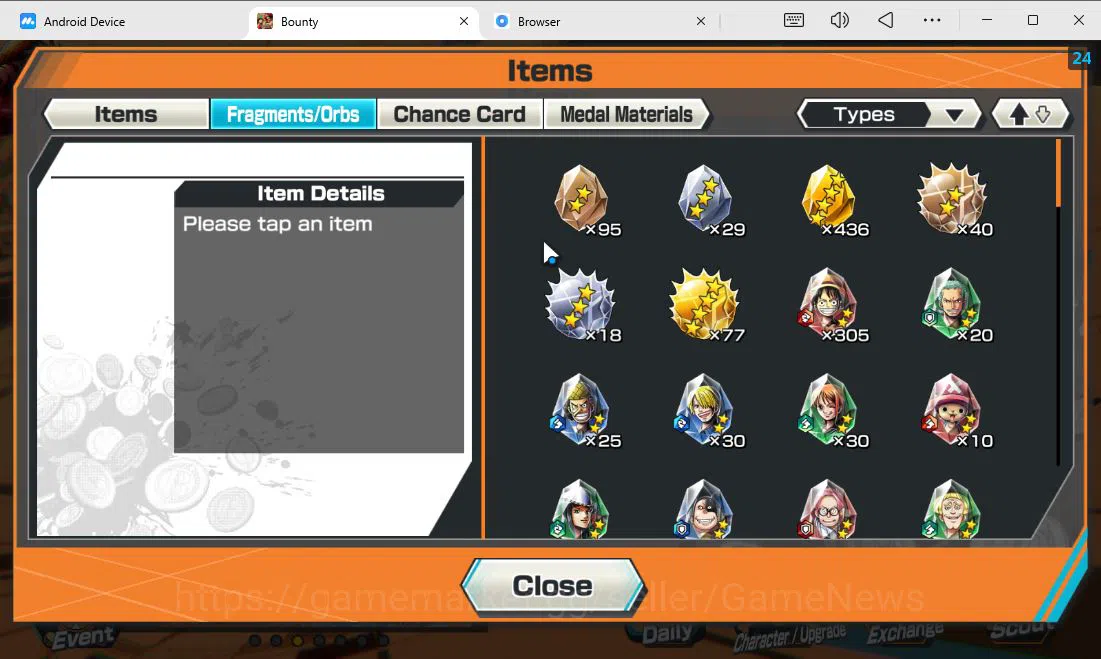 One Piece Bounty Rush Accounts Global|4 EX|GP Gol D Roger,Film Zephyr,BP Kuzan,Th image 5