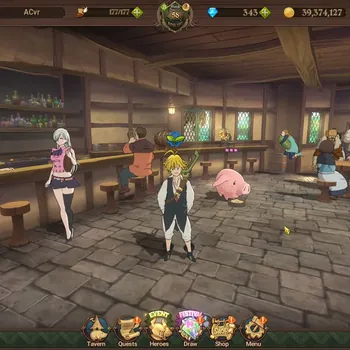 The Seven Deadly Sins: Grand Cross Accounts Endgame GLOBAL|1M CC|20 LS,343 Dm|2 LR+7