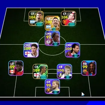 eFootball Accounts Legends & Iconic Players Android|Big Time Lionel Messi '26|Epic Wayne Rooney,Sergio Aguero,Rio