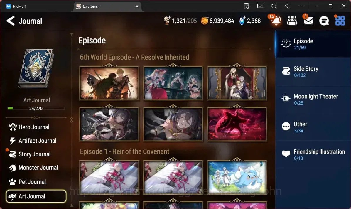 Epic Seven Accounts Starter Global Unverif | Starter |2 ML (Dragon Bride Senya, Salome)|PoH ON|SS 2,3K|Stigma 9,8K|Log 10