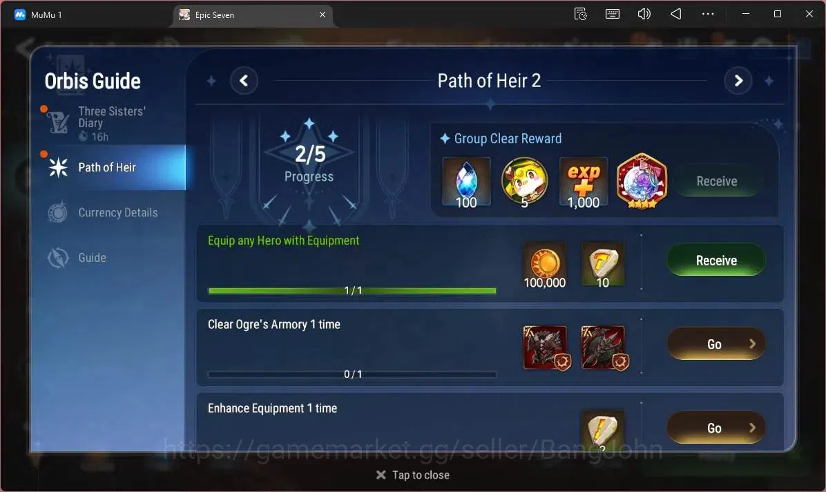 Epic Seven Accounts Starter Global Unverif | Starter |2 ML (Dragon Bride Senya, Salome)|PoH ON|SS 2,3K|Stigma 9,8K|Log 12