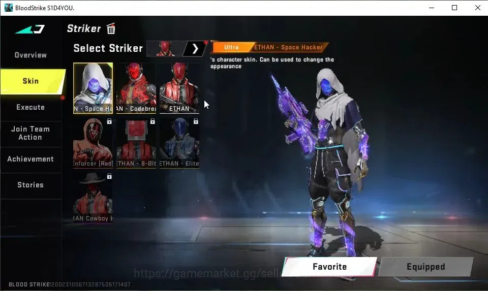Blood Strike Accounts ASIA|4 ULTRA[ETHAN,FN2000,Spear,Vector]|Collab 7DS image 3
