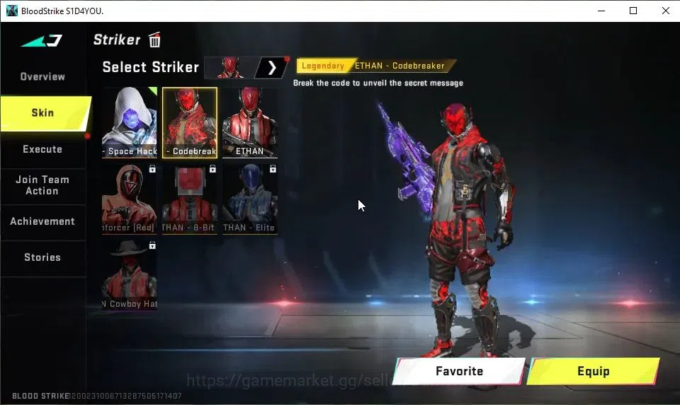 Blood Strike Accounts ASIA|4 ULTRA[ETHAN,FN2000,Spear,Vector]|Collab 7DS image 4
