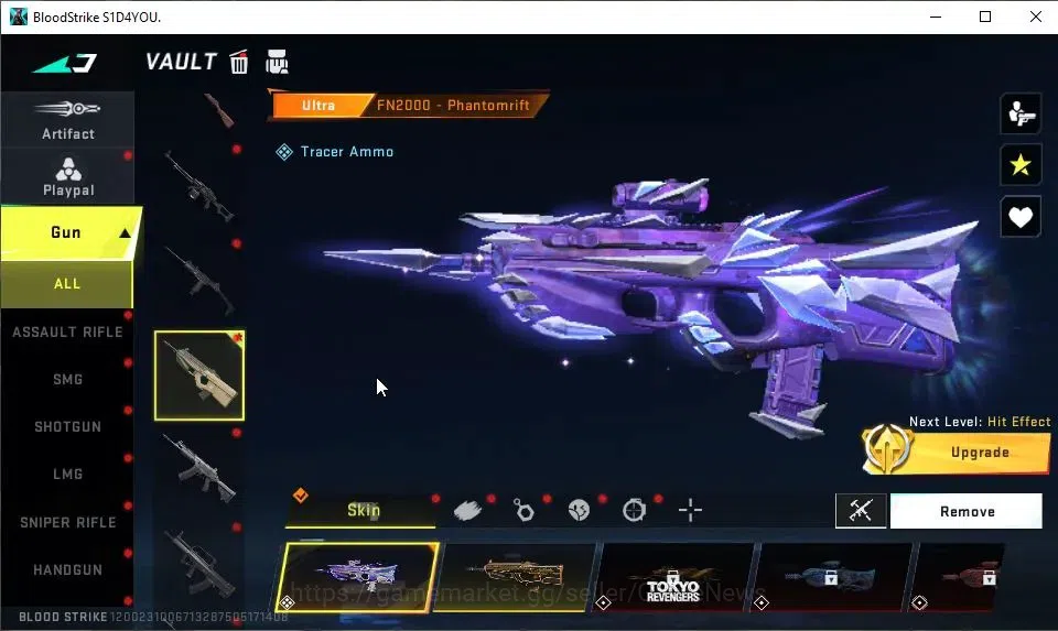 Blood Strike Accounts ASIA|4 ULTRA[ETHAN,FN2000,Spear,Vector]|Collab 7DS image 5