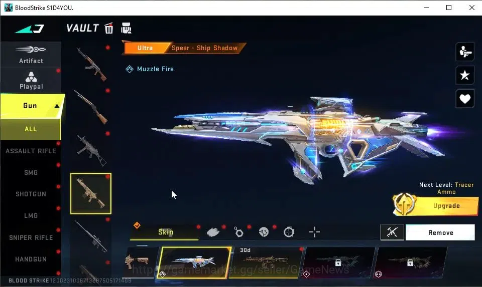 Blood Strike Accounts ASIA|4 ULTRA[ETHAN,FN2000,Spear,Vector]|Collab 7DS image 6