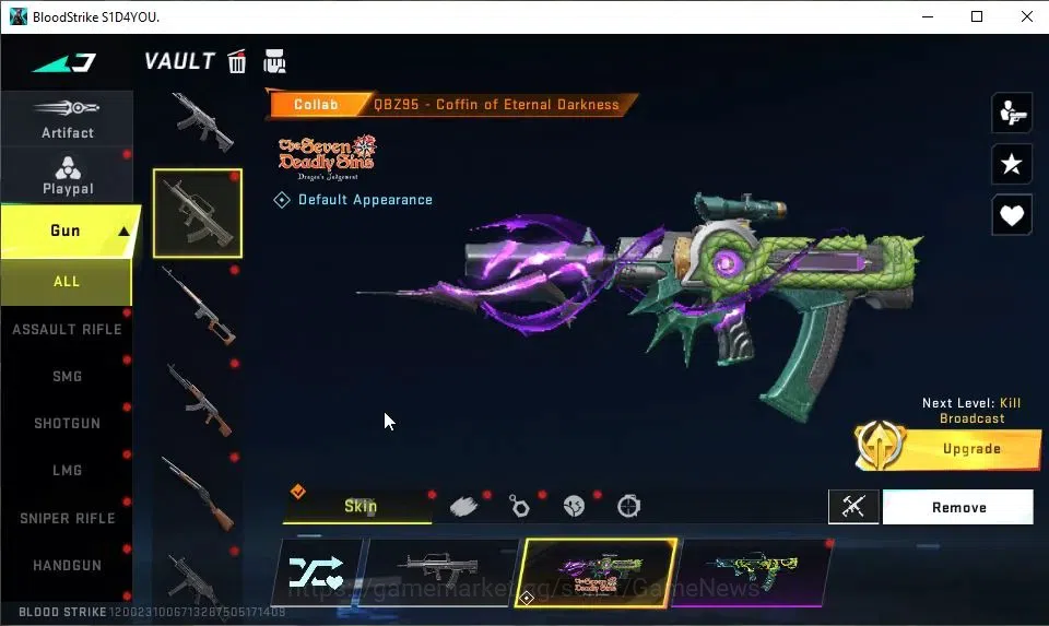 Blood Strike Accounts ASIA|4 ULTRA[ETHAN,FN2000,Spear,Vector]|Collab 7DS image 8