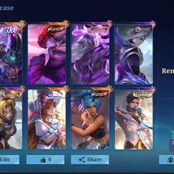 Mobile Legends: Bang Bang Accounts Collector Global|272S|KOF Chou,KOF Karina,11.11 Hayabusa,Collector Natalia,LBX