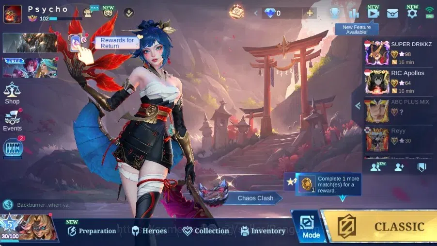 Mobile Legends: Bang Bang Accounts Collector 1