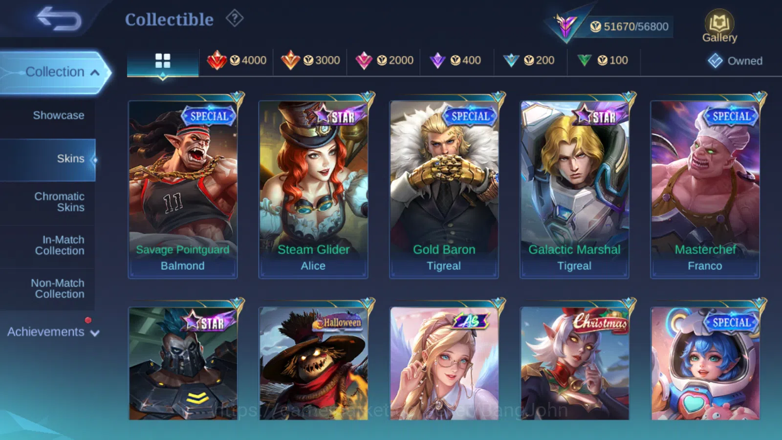 Mobile Legends: Bang Bang Accounts Others Hero 131 | Skin 240 | Recall Epic Biru / Tas tas | Zodiac Lancelot | Transformers 10