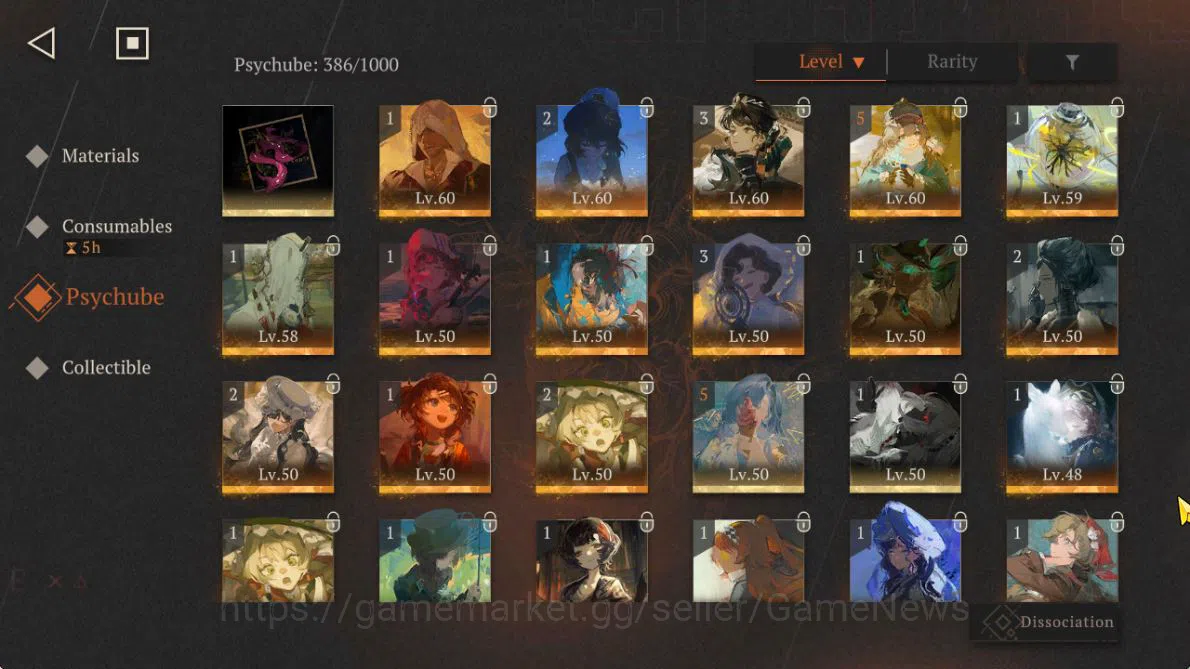 Reverse: 1999 Accounts GLOBAL|Lv68|29*6Crew(5Limit)|[Ezio,charon,LiangYue image 9