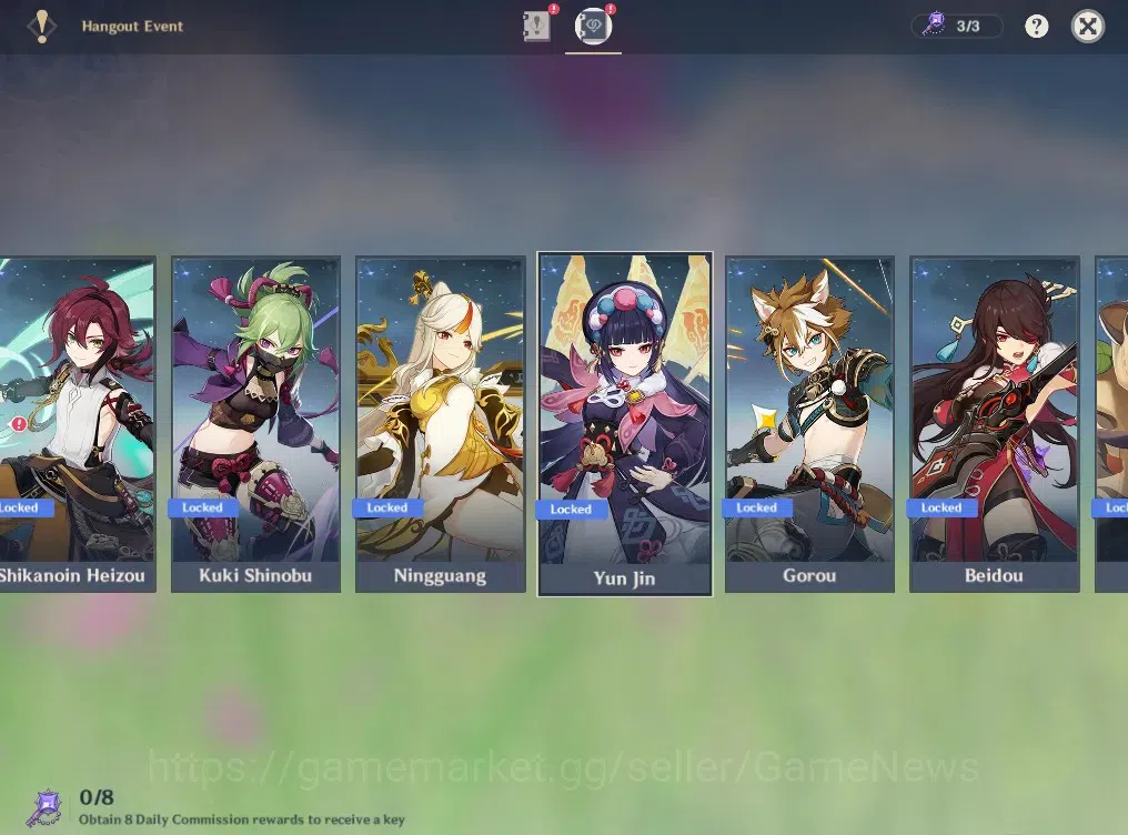 Genshin Impact Accounts ASIA|AR 55|6 Limited+2(*5Weapon)|Arlecchino,Raiden image 14