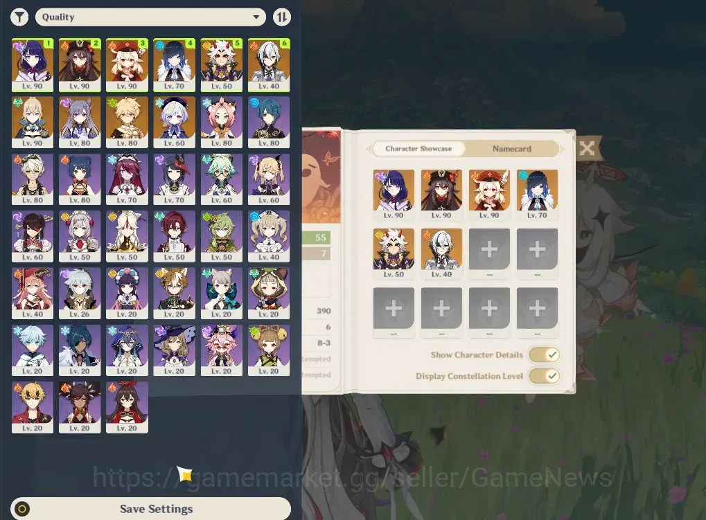 Genshin Impact Accounts ASIA|AR 55|6 Limited+2(*5Weapon)|Arlecchino,Raiden image 2