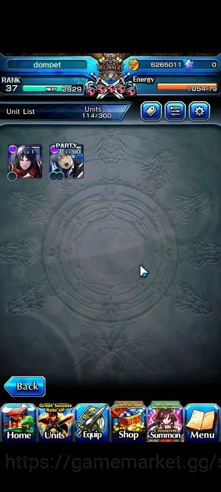 Grand Summoners Accounts Mid-Game Global | Rank 37 | 2 Ascend (Demon Lord Rimuru, Demon Lord Vox) Lpot 50 |Check SS|(GS2600) 4