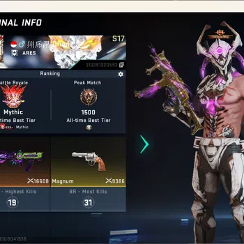 Blood Strike Accounts Others ASIA |2 Ultra Melee: The Iron,Shuriken |Eternal: Desert Eagle|7 Collab Guns|10 Ultra Guns|13