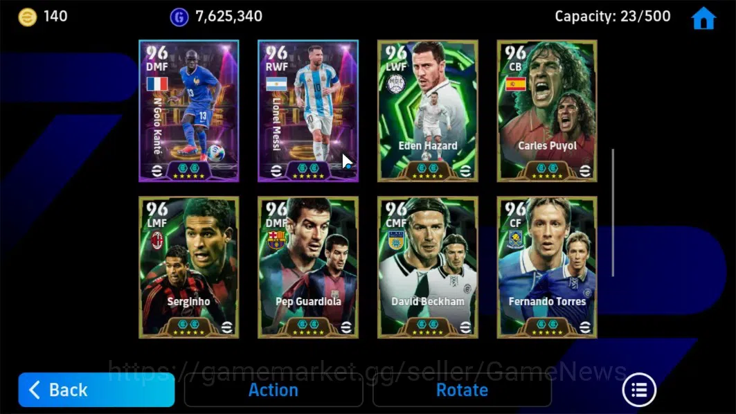 eFootball Accounts Android|Gabriel Batistuta,Eric Cantona,Michael Owe image 6