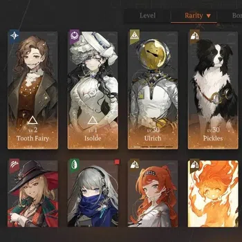Reverse: 1999 Accounts Midgame GLOBAL|Lvl 10|6 (6* Crew)|The Twins P5,Ulrich P1,Tooth Fairy,Isolde,Pickles,A Knight|15K