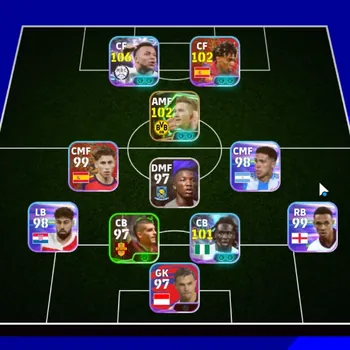 eFootball Accounts Others Android|Power 3088|6 Show Time Kylian Mbappe,Lamine Yamal,Calvin Bassey,Etc|2 Epic Marco