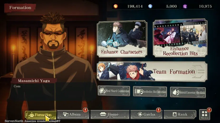Jujutsu Kaisen: Phantom Parade Accounts NA | Starter 5 SSR Gojo, Toge, Panda, Yuji, Nobara image 5
