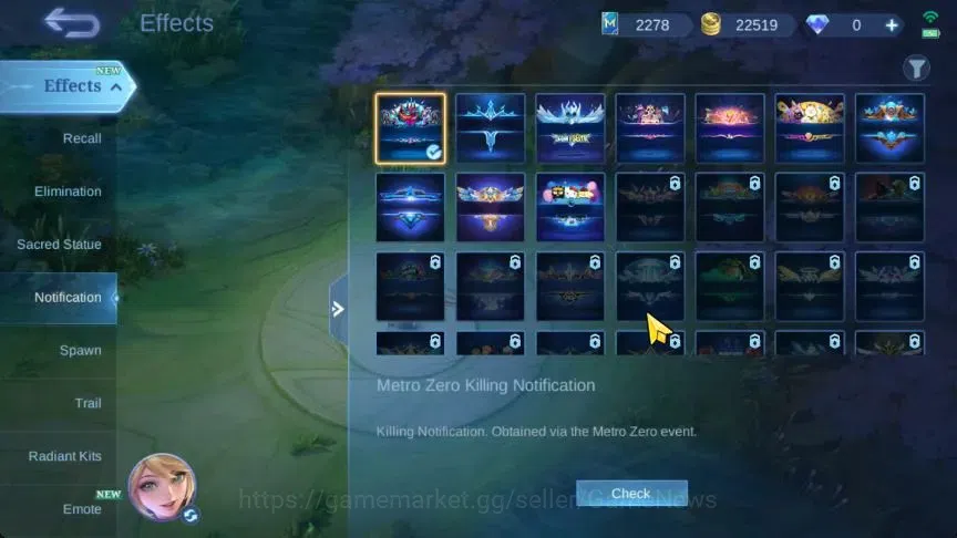 Mobile Legends: Bang Bang Accounts Hero 124|Skin 244|High Glory 70|Aspirants Guinever image 15