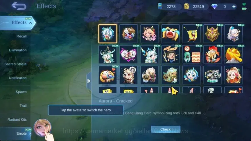 Mobile Legends: Bang Bang Accounts Hero 124|Skin 244|High Glory 70|Aspirants Guinever image 17
