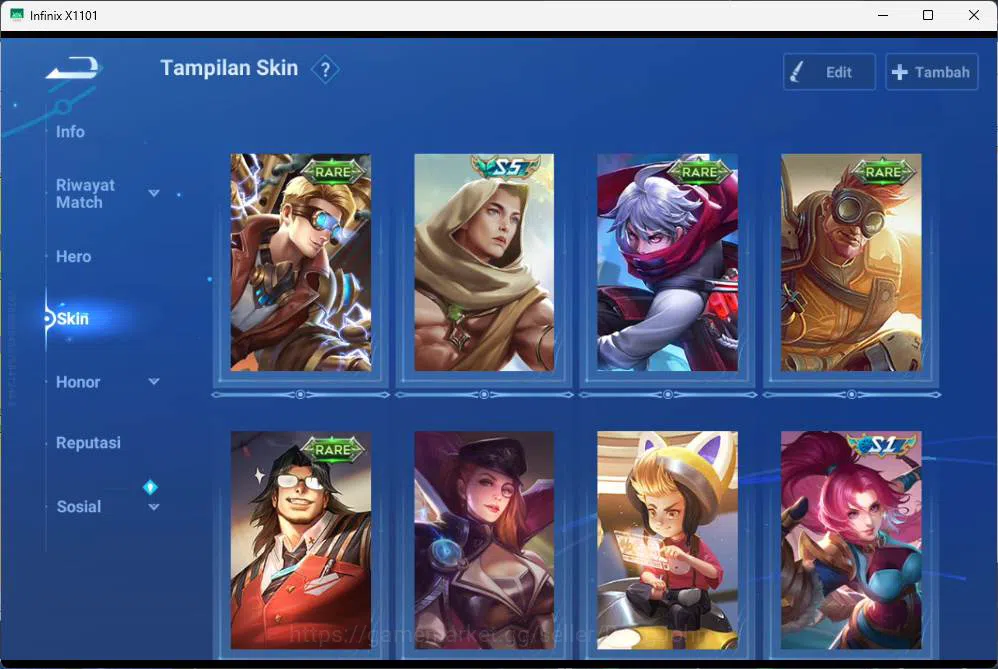 Honor of Kings Accounts GLOBAL | hero 81, skin 75,blessed mai shiranui, 22 image 7