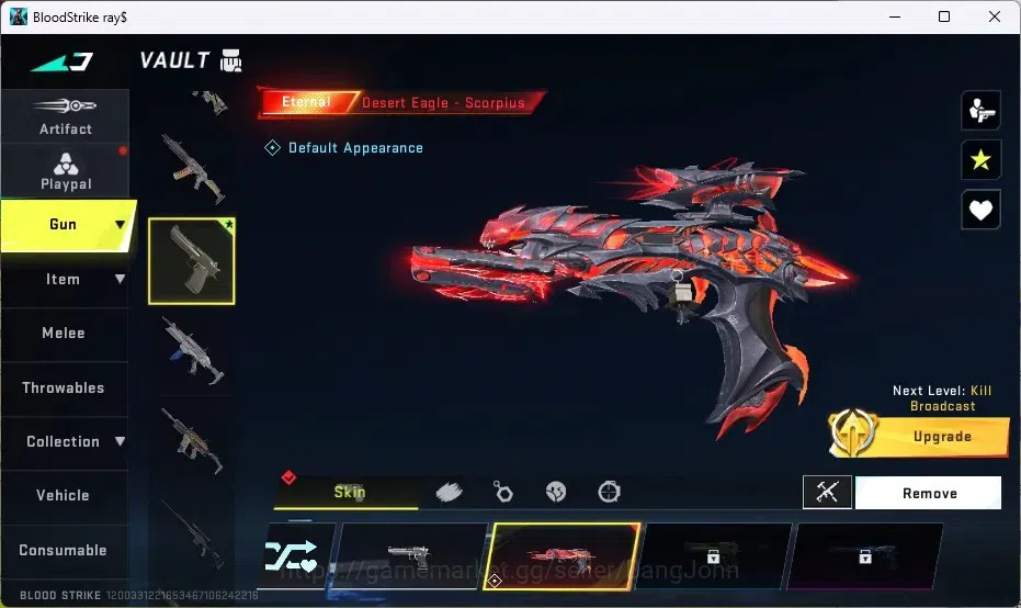 Blood Strike Accounts ASIA |1 Eternal Desert Eagle|2 Collab 7DS: M700,QB image 4