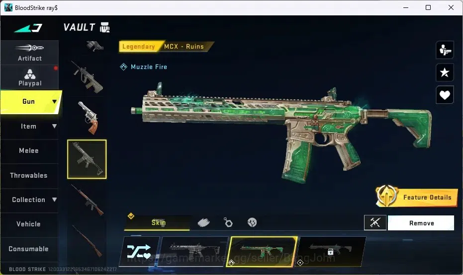 Blood Strike Accounts ASIA |1 Eternal Desert Eagle|2 Collab 7DS: M700,QB image 8