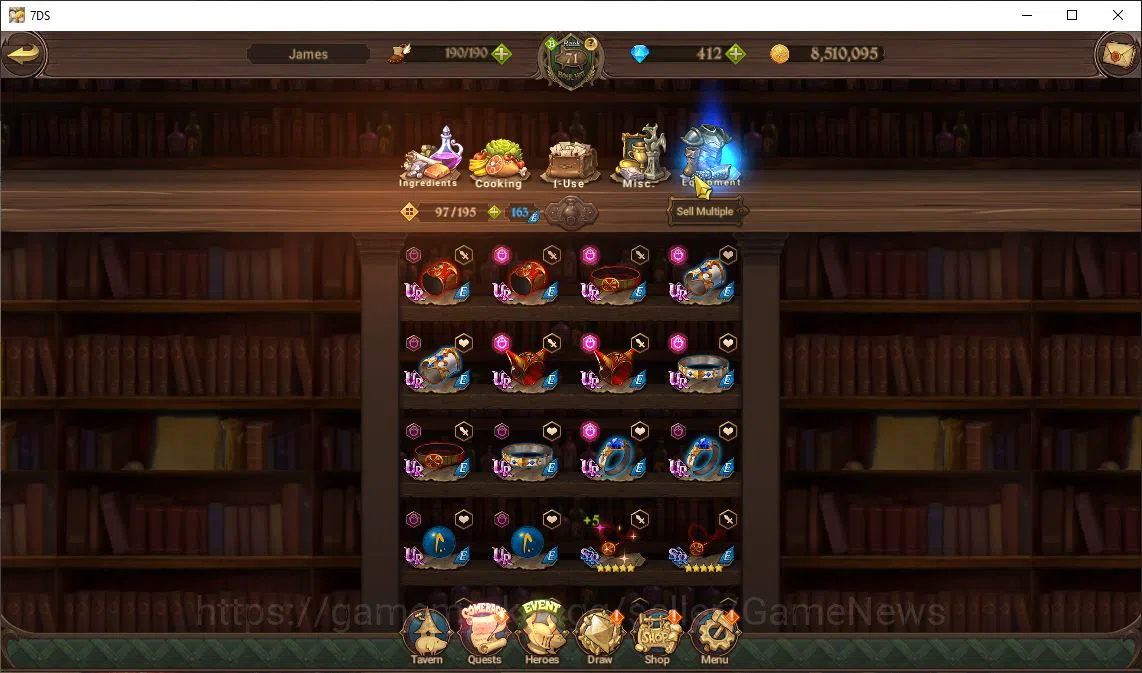 The Seven Deadly Sins: Grand Cross Accounts Global |3,3 M CC |412 Dm+115 Ls|1 LR+10 UR+Collab  image 2