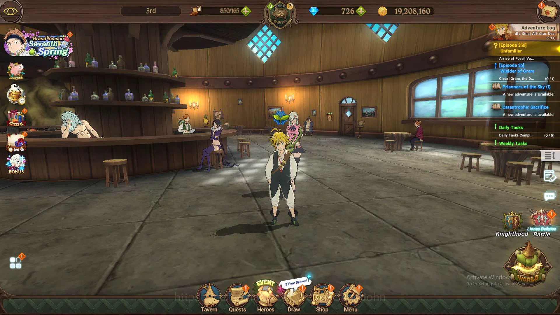 The Seven Deadly Sins: Grand Cross Others GLOBAL|1.7M CC|DM 726|LR Helbram|UR Meresca2/6,ODK image 1