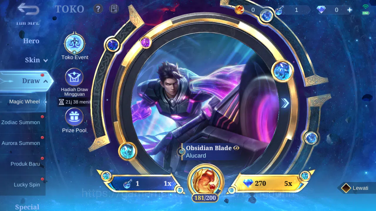 Mobile Legends: Bang Bang Accounts Others Hero 120 Skin 275 | KOF Karina | Luckybox Lunox, Gatot | Zodiac Lunox | Epic 16