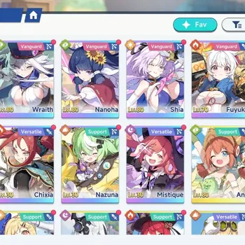 Stella Sora Accounts Global Lv 40|10 SSR 4 Limited|(Chitose,Shia,Wraith,Fuyuka)|18 SSR Disc|10K SDust,17K GD,5K SD,29 CT,17