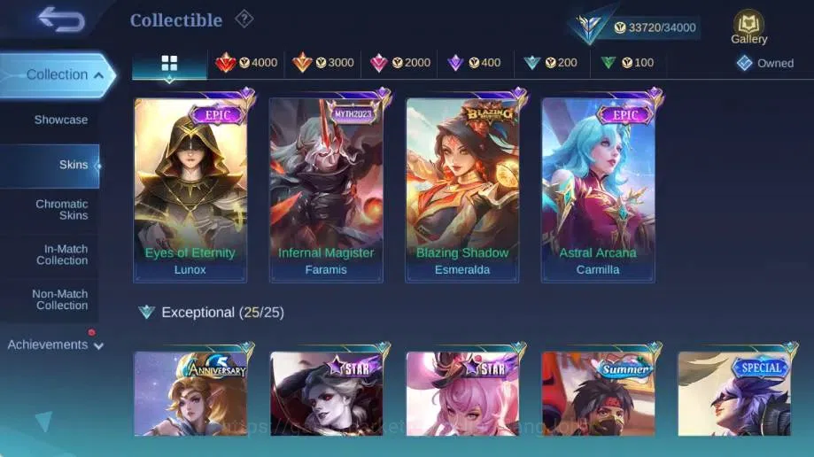 Mobile Legends: Bang Bang Accounts Global|Skin 175|Expert|Collector Natalia|Blazing A image 10