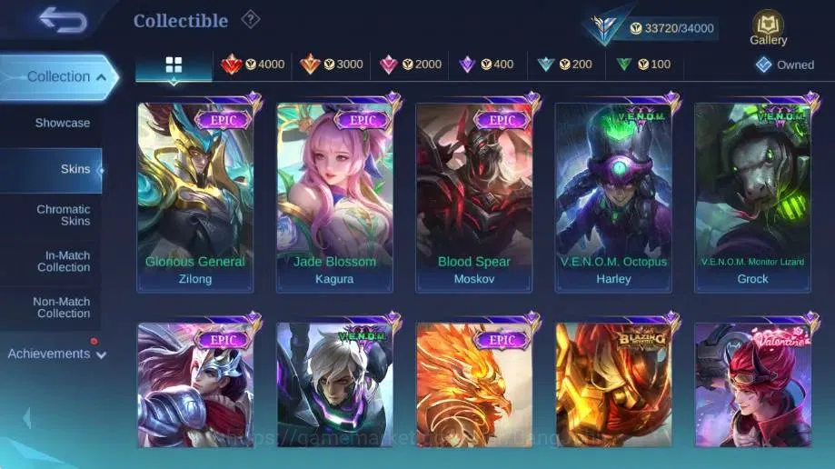 Mobile Legends: Bang Bang Accounts Global|Skin 175|Expert|Collector Natalia|Blazing A image 12