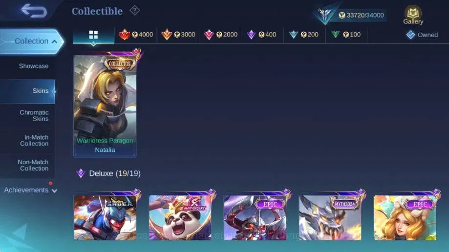 Mobile Legends: Bang Bang Accounts Global|Skin 175|Expert|Collector Natalia|Blazing A image 14