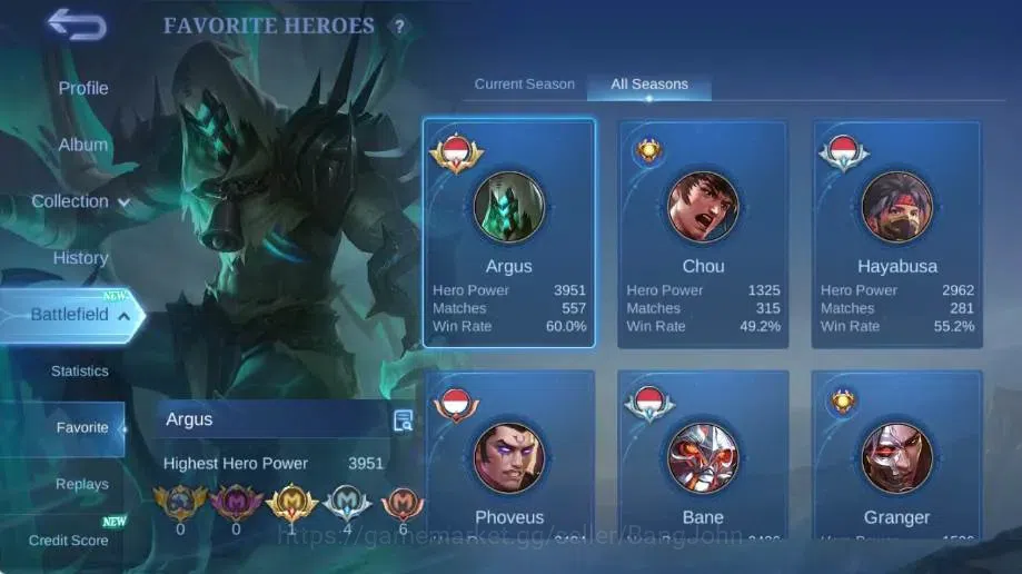 Mobile Legends: Bang Bang Accounts Global|Skin 175|Expert|Collector Natalia|Blazing A image 15