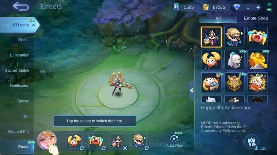 Mobile Legends: Bang Bang Accounts Global|Skin 175|Expert|Collector Natalia|Blazing A image 2