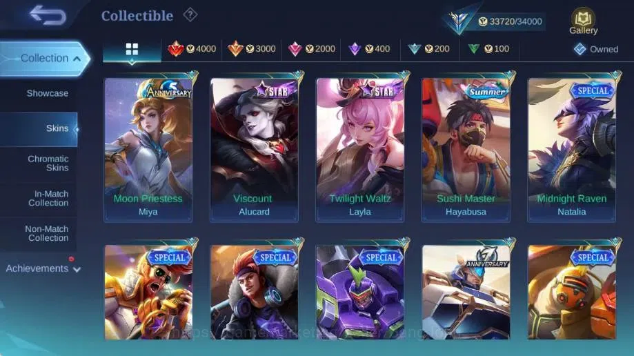 Mobile Legends: Bang Bang Accounts Global|Skin 175|Expert|Collector Natalia|Blazing A image 9