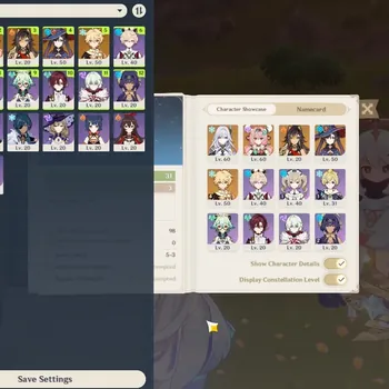 Genshin Impact Accounts Others Asia|AR 31|Rate On|2 Limited (Skirk & Varesa) + 2 Standard (Mona & Dehya)|All Unset|Male