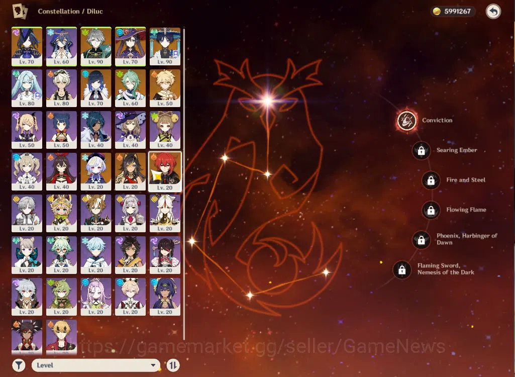 Genshin Impact Accounts ASIA|AR 55|5 Limited +2(*5Weapon)|Clorinde+Sign,Al image 9