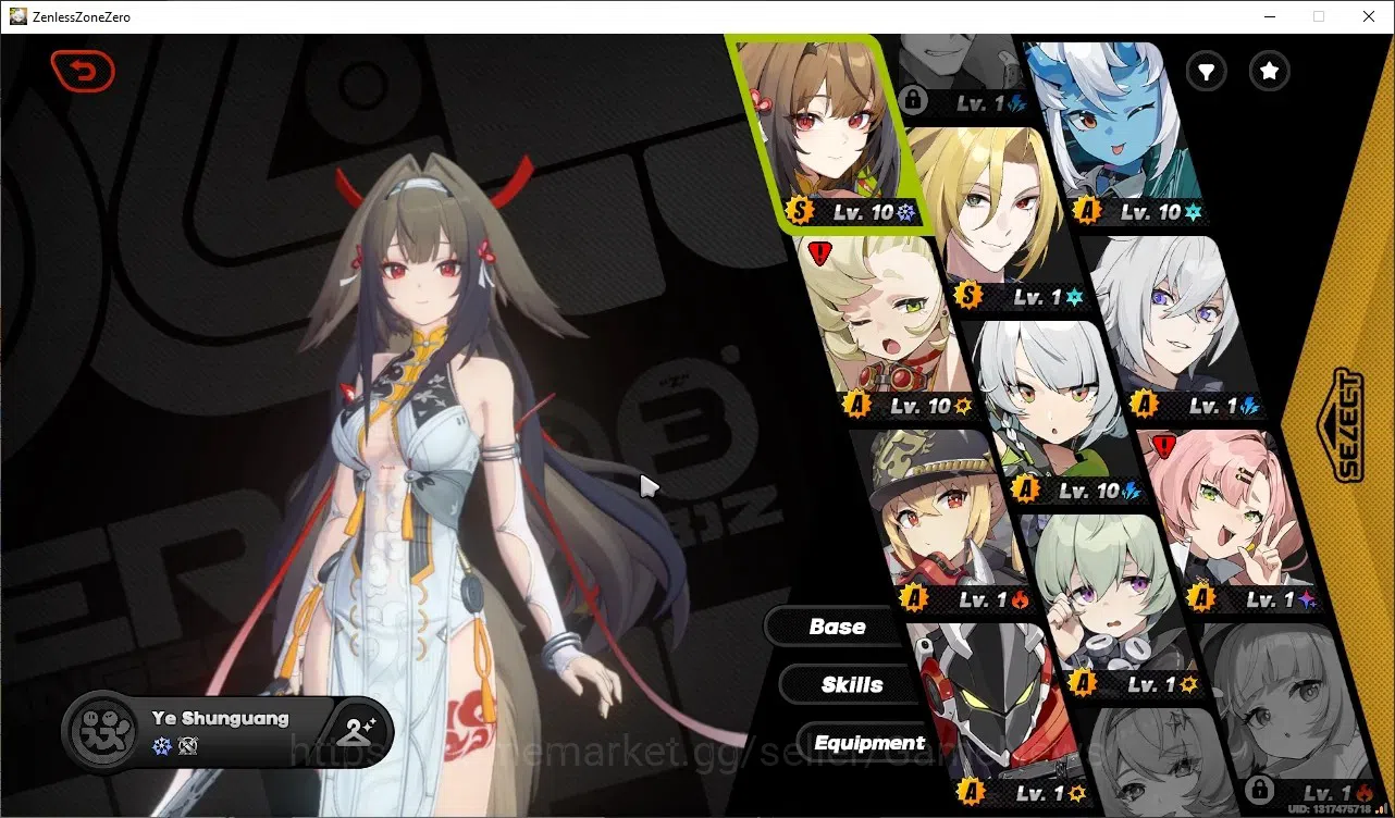 Zenless Zone Zero Accounts Starter Asia|IK 13|Prologue|Fresh Starter| 2 Limited (Hugo Vlad)+Sign Ye Shunguang |All Unset|MC 1