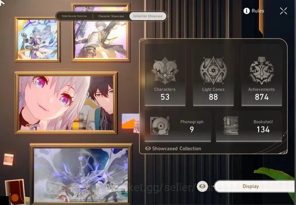 Honkai Star Rail Accounts Others Asia|TL 70|25 Limited|(Firefly E2,Sunday,SW LV999, Hyacine)+Sign Seele E2,YaoGuang,Phainon 3